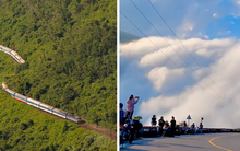 Từ “rắn hổ mang” khổng lồ trườn giữa núi đến “thác mây” kỳ ảo, đây chính là địa điểm hot nhất gần đây ở Việt Nam