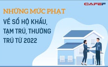 INFOGRAPHIC: Những mức phạt về sổ hộ khẩu, tạm trú, thường trú từ 2022