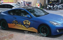 Dân chơi Hà thành độ Hyundai Genesis cửa cắt kéo