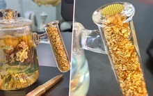 Cốc thủy tinh 'ngậm' vàng 24k, món quà tặng tiền triệu cháy hàng dịp 20/10