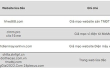 Cẩn trọng với những trang web giả mạo, lừa đảo người dùng