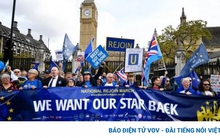 Hàng nghìn người ở Anh biểu tình đòi tái gia nhập EU, coi Brexit là thất bại