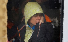 Hình ảnh dân vùng sáp nhập vào Nga phải di tản