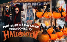 Chưa tới Halloween mà phố Hàng Mã đã đông nghịt người đến mua sắm, chụp ảnh