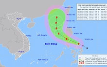 Bão Nalgae giật cấp 12 đang tiến vào Biển Đông