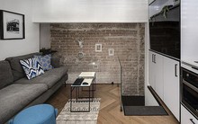 Căn hộ 36m² có thiết kế chìm dưới đất với bố cục thông minh