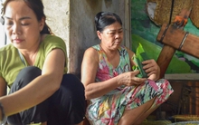 Ảnh: Người dân làng Mễ Trì tất bật vào vụ cốm, thu tiền triệu mỗi ngày