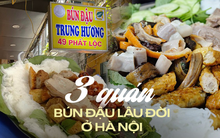 Những hàng bún đậu mắm tôm "có tuổi" nằm giữa lòng phố cổ Hà Nội