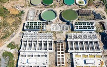 Cận cảnh Nhà máy nước mặt sông Hồng gần trị giá gần 3.700 tỷ 'vỡ' tiến độ