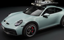 Porsche 911 Dakar ra mắt: Xe sang của nhà giàu thích nghịch cát