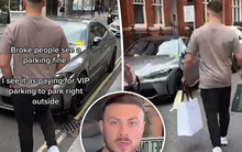 Đỗ xe kiểu 'VIP' của Tiktoker triệu phú: coi vé phạt đỗ trái phép như phí gửi xe giá cao