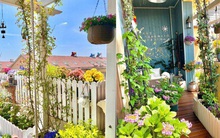 Bà mẹ 40 tuổi sở hữu khu vườn sân thượng đẹp hút hồn dù kinh nghiệm chỉ là số 0