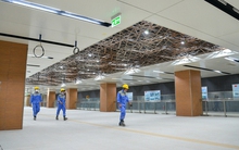 Bên trong nhà ga ngầm đầu tiên hoàn thành 100% của tuyến Metro TP.HCM