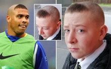 Nam sinh bị đình chỉ học vì để tóc móng lừa giống Ronaldo