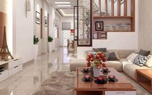 Tư vấn thiết kế nhà ống dài 25m, một mặt tiền nhưng vẫn đảm bảo thoáng sáng