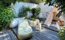 Khu vườn hiện đại trở thành nơi cắm trại ngoài trời lý tưởng