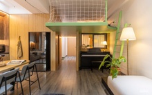 Cải tạo căn hộ chung cư nhỏ cho gia đình 2 con khác giới tính khiến ai cũng tâm đắc