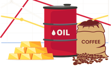 Thị trường ngày 29/12: Giá dầu và vàng giảm trong khi đồng chạm mức cao nhất hai tuần, cà phê arabica tăng gần 4%