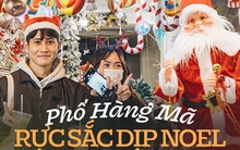 Giới trẻ Hà Nội nô nức check-in đón không khí Noel sớm trên phố Hàng Mã