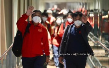 Sáng 10/2, thầy trò HLV Mai Đức Chung được đón về nước bằng chuyên cơ sau kỳ tích giành được tấm vé dự chung kết World Cup 2023