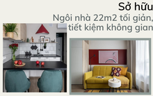 Mãn nhãn với không gian sống thanh lịch, tiện nghi trong căn hộ 22m² của người phụ nữ trung niên: Lối chơi ‘chọi’ màu vừa sang vừa ấm cúng