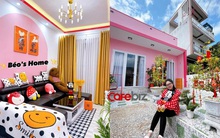 Nghiện màu hồng, cô gái Phú Yên bỏ phố về quê, chi 600 triệu "phủ" toàn màu yêu thích cho ngôi nhà cấp 4