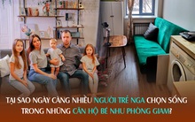 6 người "chui rúc" trong không gian vỏn vẹn 22m2: Tại sao ngày càng nhiều người trẻ Nga chọn sống trong những căn hộ tí hon bé như "hộp diêm"?