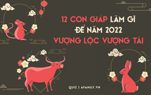 12 con giáp làm gì để năm 2022 vượng tài vượng lộc? Một vài người chỉ cần cố gắng một chút là sẽ đổi đời, nhà xe đều có