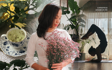 Chị làm tóc "quê Tây Hồ" chịu chơi, biết hưởng: Mê gốm, làm bánh thưởng trà, chinh phục yoga khó, decor nhà cửa cực có gu