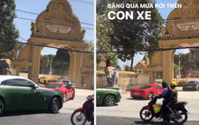 Dàn siêu xe "khủng" đi viếng chùa ở An Giang khiến cả mạng xã hội dậy sóng, đầu năm chơi lớn thế này thì ai làm lại?