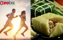 Ăn 1 miếng bánh chưng bằng chạy bộ 30 phút không nghỉ, 20 phút bơi lội: Cách "lách luật" giảm calo trước khi ăn