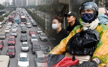 Ảnh: Mới mùng 4 Tết, người dân đã ùn ùn trở về Hà Nội, cao tốc Pháp Vân - Cầu Giẽ cửa ngõ phía Nam ùn tắc kéo dài