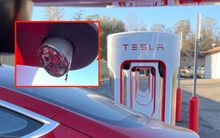 Sự cố hi hữu: trạm sạc xe điện siêu nhanh của Tesla bị cắt trộm cáp
