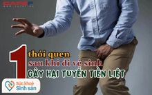 Một thói quen "vô thức" sau khi đi vệ sinh của đàn ông khiến tuyến tiền liệt rơi vào báo động: Tưởng bình thường nhưng là mầm mống gây bệnh, bỏ ngay kẻo rước họa vào thân