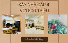 Cặp vợ chồng 9x khéo léo tự lên ý tưởng xây nhà cấp 4 chỉ với 500 triệu