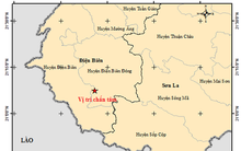 Động đất 4,5 độ ở Điện Biên