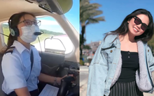 Đi G63 đã là gì, nữ sinh Việt lái hẳn máy bay RIÊNG dạo chơi trường phi công lớn bậc nhất nước Mỹ, học phí "sương sương" 1,2 tỷ