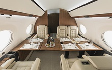 Choáng ngợp với chuyên cơ Gulfstream cho giới siêu giàu của Sun Group: Khách sạn 5 sao trên không, wifi chấp hết đại dương hay núi băng, bay vượt vùng nhiễu động, 100% khí tươi làm mới liên tục