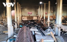 Cháy tại Khu Công nghiệp Hòa Hiệp ở Phú Yên