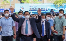 Thủ tướng Phạm Minh Chính đến ĐH Công nghệ Giao thông vận tải cơ sở Vĩnh Phúc: 'Các bạn là động lực đưa nước ta sánh vai cùng các cường quốc'