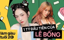 Hot TikToker Lê Bống - từ cô nhân viên vệ sinh giày, "cày" 10 nghề liên tiếp đến sở hữu 1 tỷ đầu tiên vào năm 22 tuổi