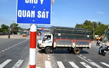 Đã dỡ dải phân cách phía Đông gần trạm BOT Trảng Bom gây bức xúc