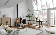 Mê mẩn vẻ đẹp hiện đại bên trong căn hộ gác mái luôn ngập tràn ánh sáng