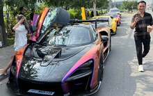 Đại gia Hoàng Kim Khánh mang dàn siêu xe gần 200 tỷ đồng đi Đắk Nông: Senna dẫn đầu, Bentayga và Hummer độ 6 bánh đi cùng 'hộ tống'