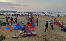 Cận cảnh chợ cá chỉ bán lúc tinh mơ nơi bãi biển đẹp nhất hành tinh