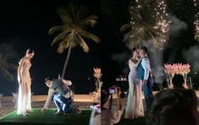 Đám cưới hot nhất tại Phú Quốc gây chú ý bởi màn đánh golf bắn pháo hoa đầy "mùi tiền" từ cô dâu chú rể