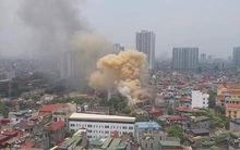 Kịp thời giải cứu cháu bé mắc kẹt trong vụ cháy tại Lĩnh Nam (Hà Nội)