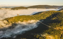 Mục sở thị cây cầu treo dài nhất thế giới bắc qua thung lũng sâu