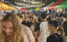 Ảnh: Chợ đêm lớn nhất Đà Nẵng "thức giấc" sau 1 năm "bất động" vì Covid-19