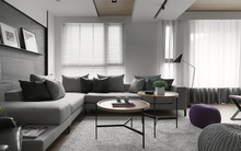 Căn hộ nhỏ trở nên đẹp thanh lịch nhờ chọn gam màu trung tính để trang trí